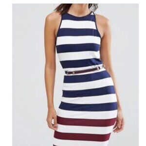 Ted Baker London Yuni Rowing Stripe Bodycon Dress Ted Size 3 = US Size 4
